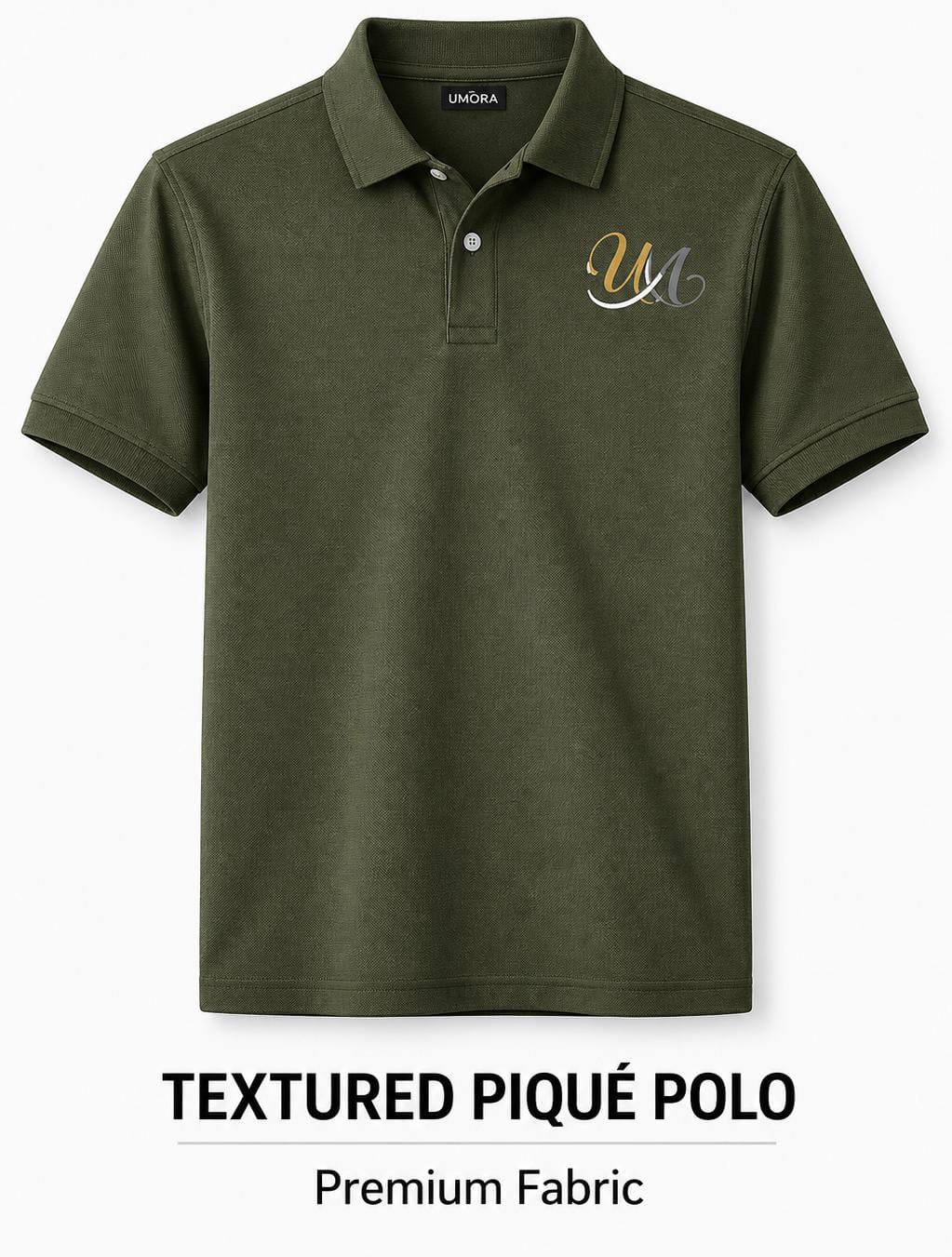 Textured Pique Polo