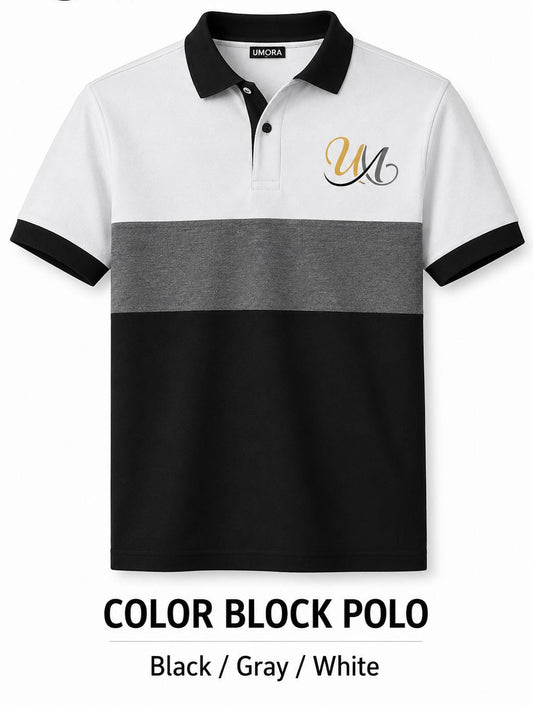 Color Block Polo